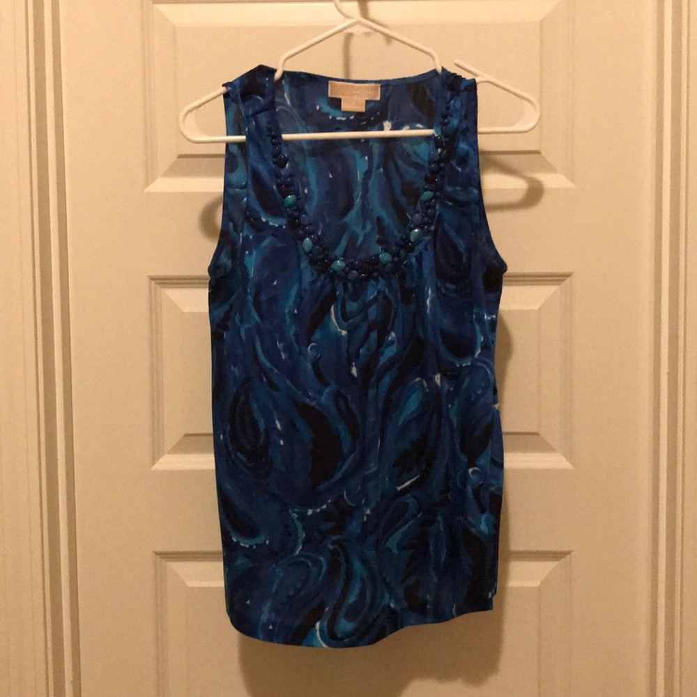 Beautiful Michael Kors sleeveless shirt!